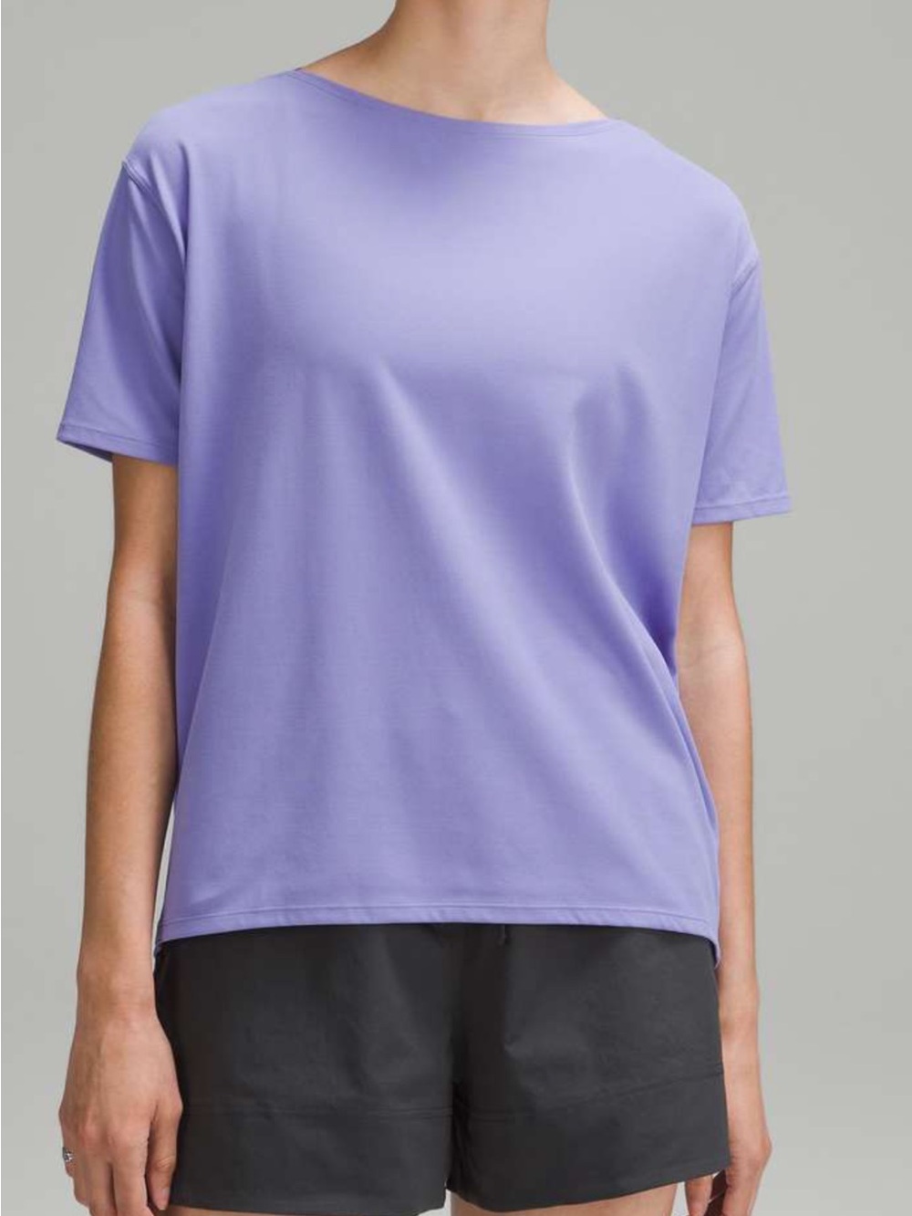 🍋 lululemon athletica Back in Action Short-Sleeve Shirt - Dark Lavender Size 4